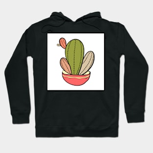 Cactus vector illustration. Hand drawn. Cactus plants nature element Hoodie